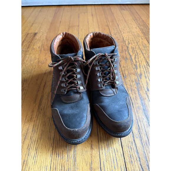 Dexter Boots Mens Size 10.5 W Brown Leather Suede Thinsulate Moc Toe Made in USA - Picture 1 of 10